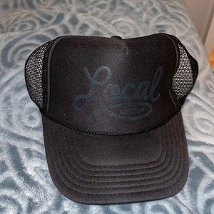 Black Local Motion hat